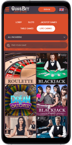 Gunsbet-App