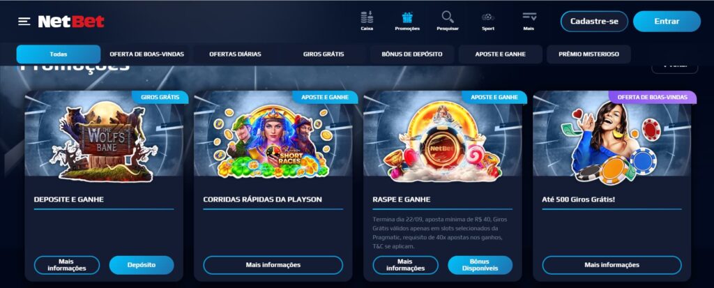 Приложение на NetBet